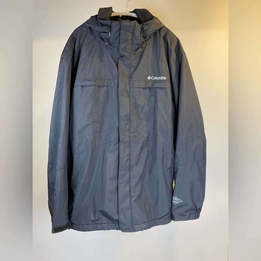 Columbia Men's Omni-Tech Waterproof Interchange Raincoat Jacket